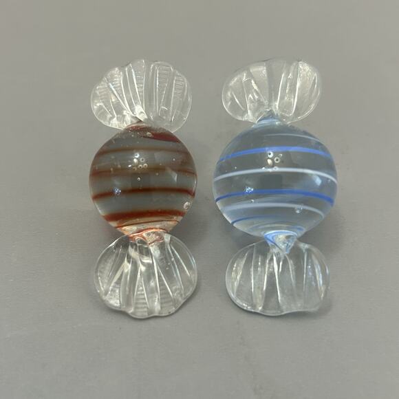 Lillian Vernon Glass Candy Handcrafted Set of 6 Vintage - Picture 2 of 5